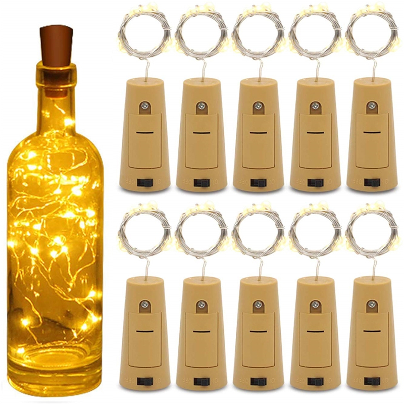 Wine Bottle Cork Lights String 20 LED Toys Fairy Light Battery Power for Party Wedding Christmas Halloween Bar Decor
Wine Bottle Cork Lights String 20 LED Toys Fairy Light Battery Power for Party Wedding Christmas Halloween Bar Decor