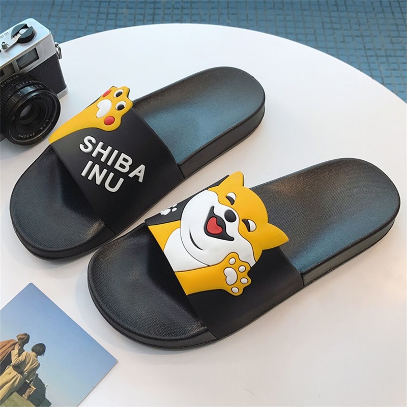 Cute Summer Slippers Women Cartoon Cokey Big Size Dog Slippers Outdoor Slides Soft Sole Fashion Shoes Woman T081, Black
Cute Summer Slippers Women Cartoon Cokey Big Size Dog Slippers Outdoor Slides Soft Sole Fashion Shoes Woman T081, Black