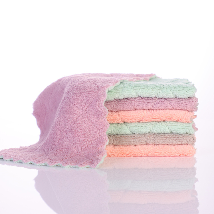 Household Cleaning Cloth Double-Sided Thick Coral Velvet Non-stick Oil Absorbent Dish Towel Microfiber House Scouring Pad Fast Drying VT1403
Household Cleaning Cloth Double-Sided Thick Coral Velvet Non-stick Oil Absorbent Dish Towel Microfiber House Scouring Pad Fast Drying VT1403