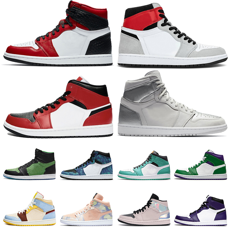 New Jumpman 1 FEARLESS Metallic Silver Womens Mens Basketball Shoes 1s Pherspective Mid Chicago Black Tie-Dye mens trainers sneakers, #16 id milan 36-45
New Jumpman 1 FEARLESS Metallic Silver Womens Mens Basketball Shoes 1s Pherspective Mid Chicago Black Tie-Dye mens trainers sneakers, #16 id milan 36-45