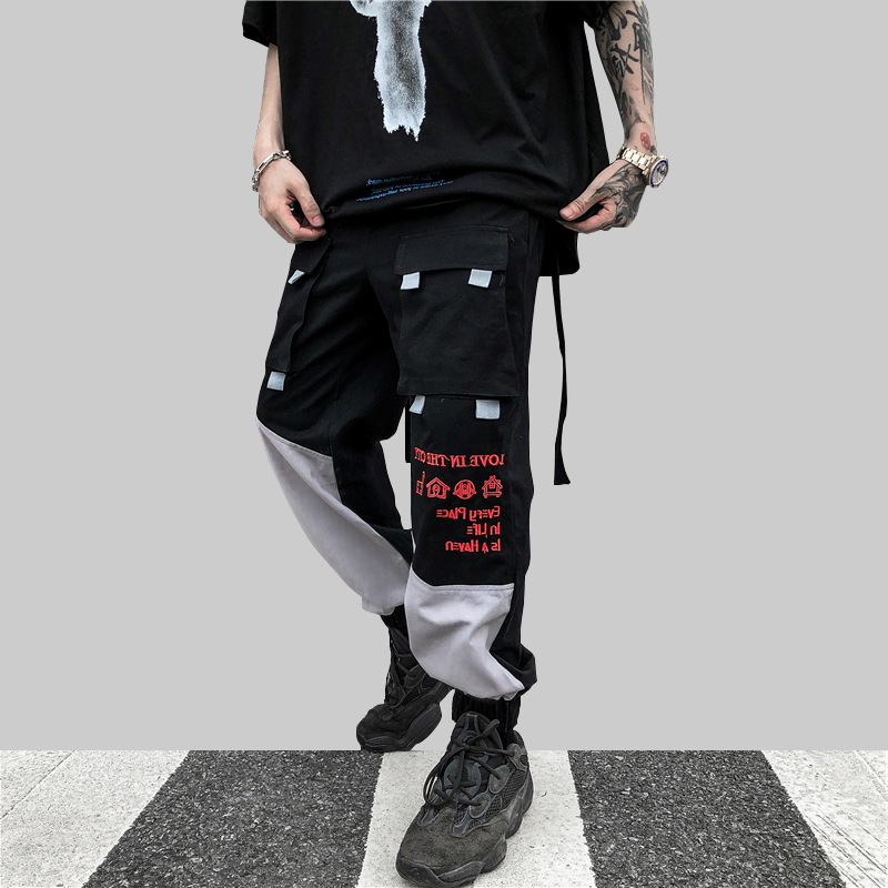 Men Joggers Hip Hop Harem Streetwear Pants 2020 Male Letter Embroidery Cargo Pant Casual Hip Hop Sweatpants, As pic
Men Joggers Hip Hop Harem Streetwear Pants 2020 Male Letter Embroidery Cargo Pant Casual Hip Hop Sweatpants, As pic