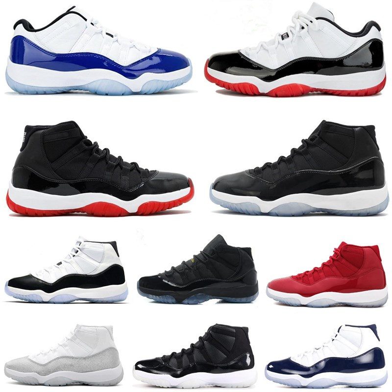New 11s Low Concord Bred Basketball Shoes 11 Metallic Silver 72- 10 Space Jam Gamma Blue Men Sports Women Sneakers Trainer With Box
New 11s Low Concord Bred Basketball Shoes 11 Metallic Silver 72- 10 Space Jam Gamma Blue Men Sports Women Sneakers Trainer With Box