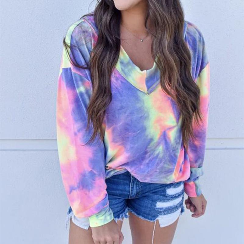 Women' Fashionable Long Sleeve Casual Sweatshirt Women Tie dye Print Sweatshirts Tops Rainbow Pullover Long Sleeve Shirt #z, Multi
Women' Fashionable Long Sleeve Casual Sweatshirt Women Tie dye Print Sweatshirts Tops Rainbow Pullover Long Sleeve Shirt #z, Multi