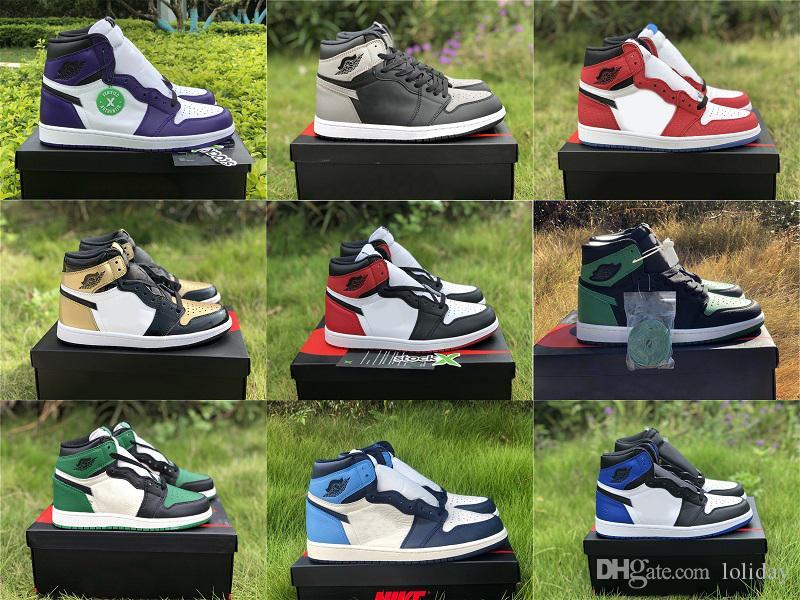 Newest Authentic 1 High OG Chicago Gold Red Black Toe Homage to Home Pine Green Fragment Obsidian Men Basketball Shoes Sneakers With Box, Customize
Newest Authentic 1 High OG Chicago Gold Red Black Toe Homage to Home Pine Green Fragment Obsidian Men Basketball Shoes Sneakers With Box, Customize