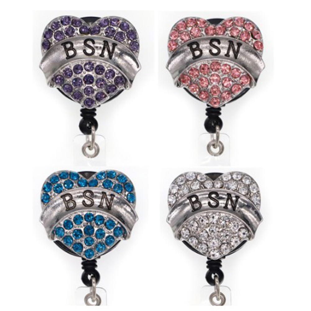 10pcs/lot Key Rings Rhinestone Heart Shape ID Name Badge Reels Nurse Medical Doctor Symbol Enamel Stethoscope Retractable BSN Badge Reel Holder With Alligator Clip
10pcs/lot Key Rings Rhinestone Heart Shape ID Name Badge Reels Nurse Medical Doctor Symbol Enamel Stethoscope Retractable BSN Badge Reel Holder With Alligator Clip