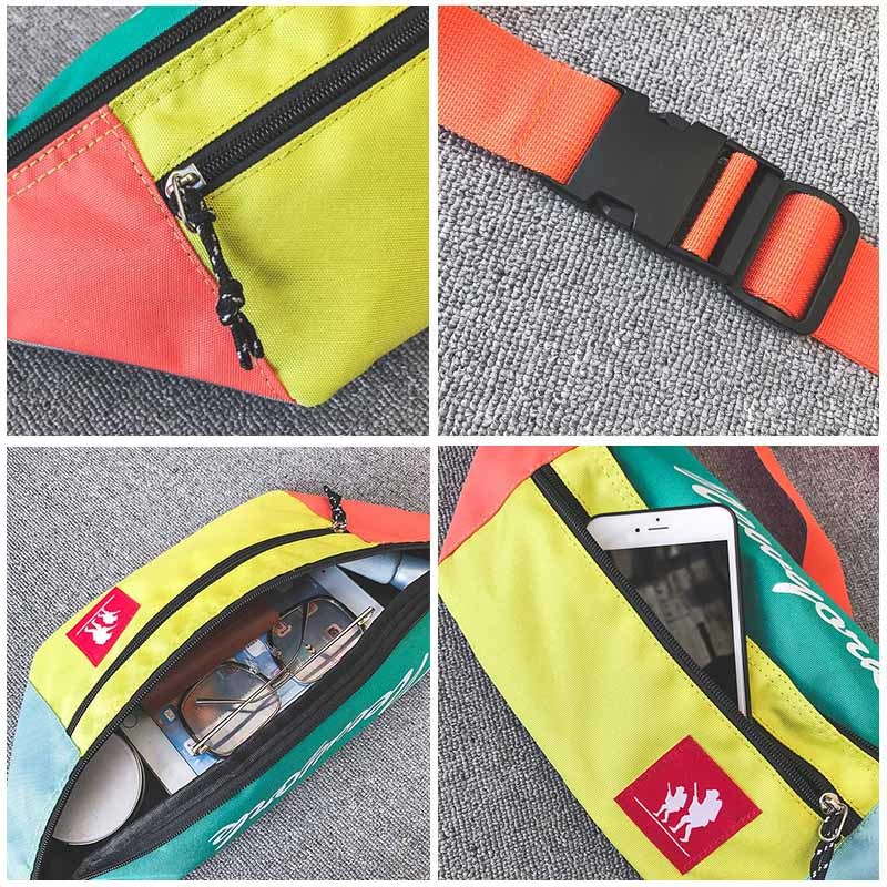 Unisex Waist Bag Fanny Pack Fashion Bags For The Belt Multifunction Chest Bag Banana Packs Hip Hop Bum Package Crossbody Pack MX200717