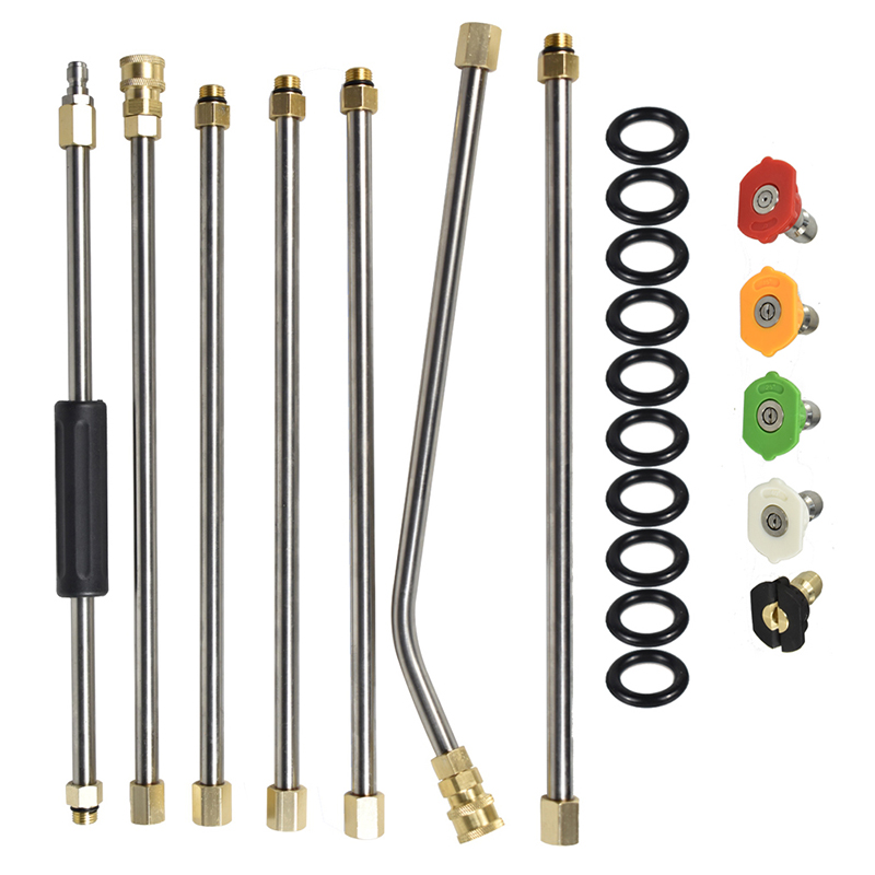 HNYRI 7PCS Pressure Washer Extension Wands Roof Cleaner Lance Nozzle Wand Set ,7.5 ft Replacement Lance,1/4" Quick Connect
HNYRI 7PCS Pressure Washer Extension Wands Roof Cleaner Lance Nozzle Wand Set ,7.5 ft Replacement Lance,1/4" Quick Connect