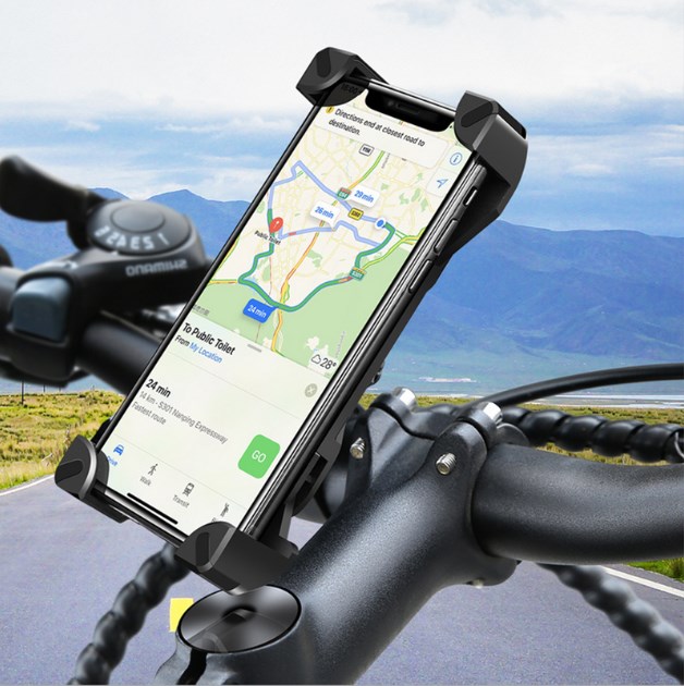 Shake Anti 360° Rotation Adjustable Smartphone Mount Bracket Universal Bicycle Holder Bike Handlebar Mobile Phone Holder Stand