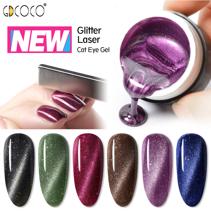 GDCOCO 5ml Laser Glitter Galaxy Cat Eye Nail Gel Polish New Arrival Bright Megnetic Long Lasting Varnish UV LED Nail Lacquer, S23
GDCOCO 5ml Laser Glitter Galaxy Cat Eye Nail Gel Polish New Arrival Bright Megnetic Long Lasting Varnish UV LED Nail Lacquer, S23