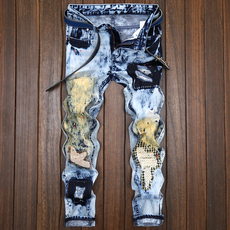 Denim Designer For Men's Bike Moto Jeans Stretch Straight 2020 Spring Sutumn Winter Hip hop Punk Mens Denim pants Streetwear New, Blue
Denim Designer For Men's Bike Moto Jeans Stretch Straight 2020 Spring Sutumn Winter Hip hop Punk Mens Denim pants Streetwear New, Blue