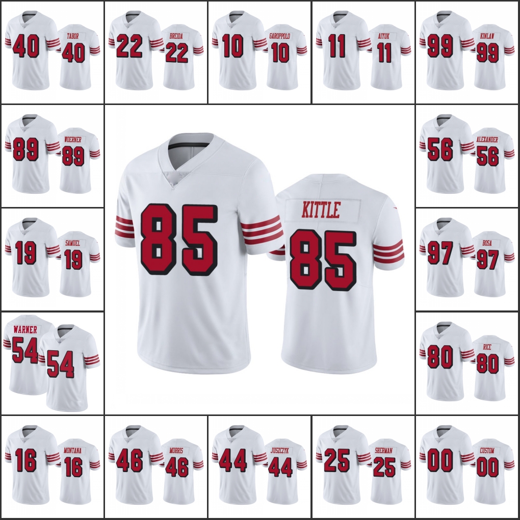 San Francisco''49ers''Men #97 Nick Bosa 85 George Kittle 54 Fred Warner Women Youth Color Rush Custom Limited Jersey, 14
San Francisco''49ers''Men #97 Nick Bosa 85 George Kittle 54 Fred Warner Women Youth Color Rush Custom Limited Jersey, 14