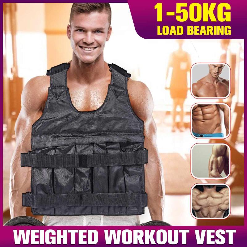 Running Training Waistcoat 50KG Loading Weighted Vest Jacket Load Weight Vest Exercise for Boxing Training Fitness Equipment, As pic
Running Training Waistcoat 50KG Loading Weighted Vest Jacket Load Weight Vest Exercise for Boxing Training Fitness Equipment, As pic