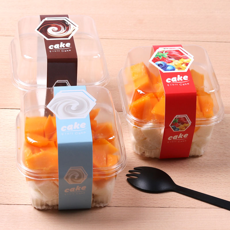 50pcs Creative square PET plastic dessert box baking decoration cake pudding ice cream cup favors fruit salad container
50pcs Creative square PET plastic dessert box baking decoration cake pudding ice cream cup favors fruit salad container
