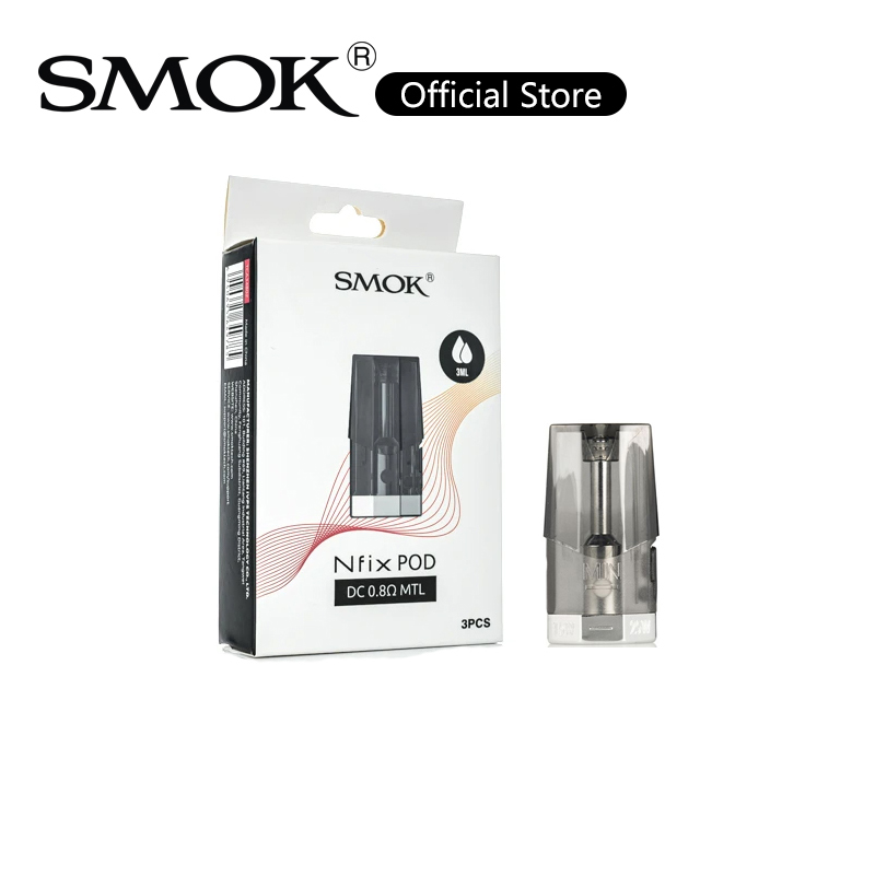 SMOK Nfix Pod 3ml Cartridge with DC MTL 0.8ohm Coil 0.8ohm Meshed Pod Dual Coil Structure MTL Vaping For Nfix Pod Kit 100% Original
SMOK Nfix Pod 3ml Cartridge with DC MTL 0.8ohm Coil 0.8ohm Meshed Pod Dual Coil Structure MTL Vaping For Nfix Pod Kit 100% Original