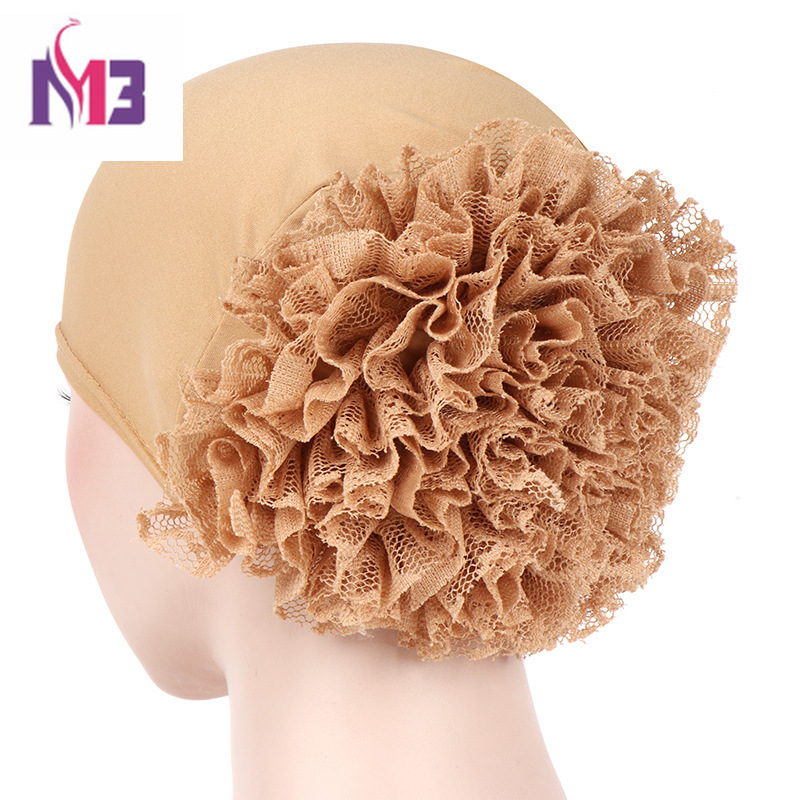 Fashion big flower milk silk little hat lace plate flower hat Muslim Baotou hair accessories for women hijab
Fashion big flower milk silk little hat lace plate flower hat Muslim Baotou hair accessories for women hijab