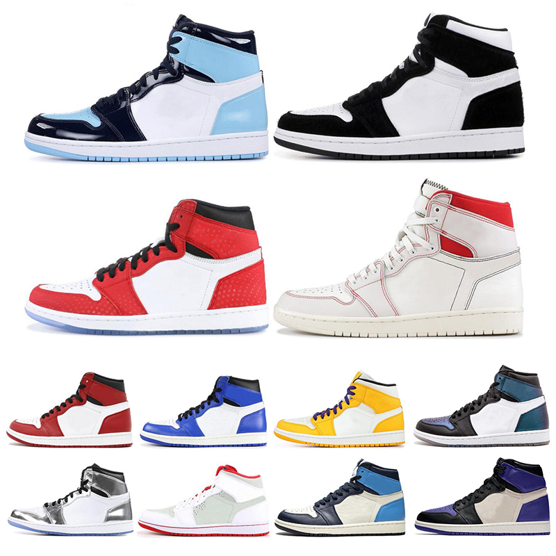 2020 1s Mens Basketball Shoes Fearless UNC Court Purple Bred Toe Chicago SPIDERMAN yellow toe twist 1 sports sneakers US 7-11, First class flight
2020 1s Mens Basketball Shoes Fearless UNC Court Purple Bred Toe Chicago SPIDERMAN yellow toe twist 1 sports sneakers US 7-11, First class flight