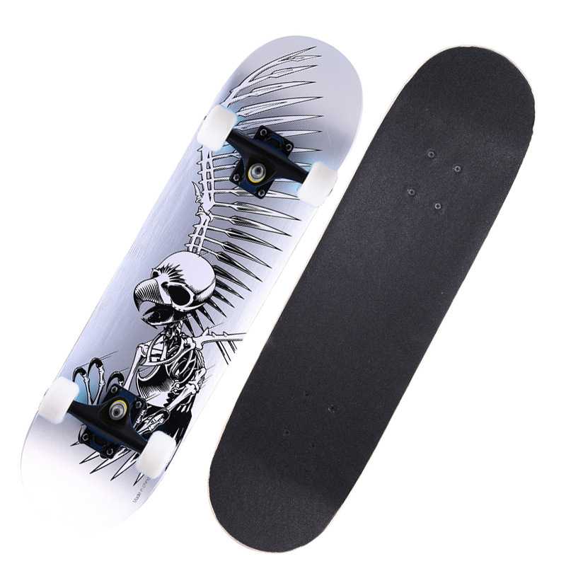 Kids Adult Maple Skate Board Fashion Printed Deck Long Board Four-Wheel Skateboard Double Snubby Skateboard For Sport
Kids Adult Maple Skate Board Fashion Printed Deck Long Board Four-Wheel Skateboard Double Snubby Skateboard For Sport