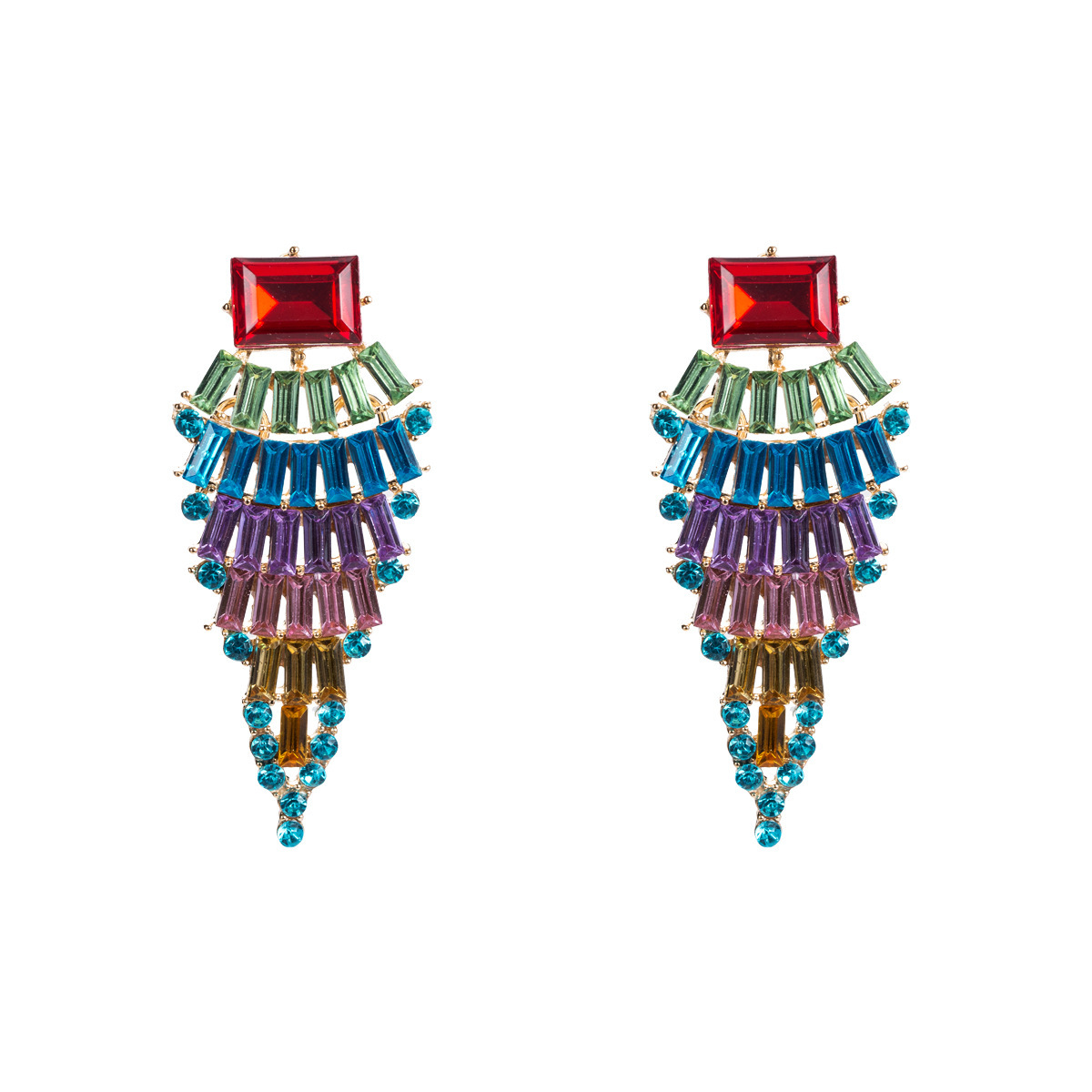 Fashion exaggerated earring acrylic Diamond full diamond earrings female sexy fashion earring temperament
Fashion exaggerated earring acrylic Diamond full diamond earrings female sexy fashion earring temperament
