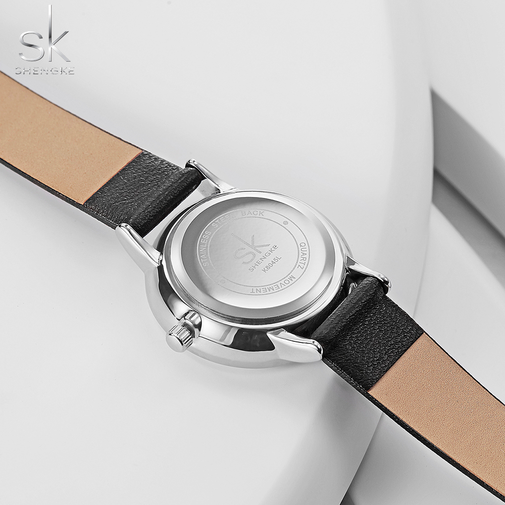 Shengke Men Women Fashion Lovers Couple Watches Leather Band Strap Watch Set Quartz Ladies Wristwatch Relogio Saat Reloj Montre CX200720