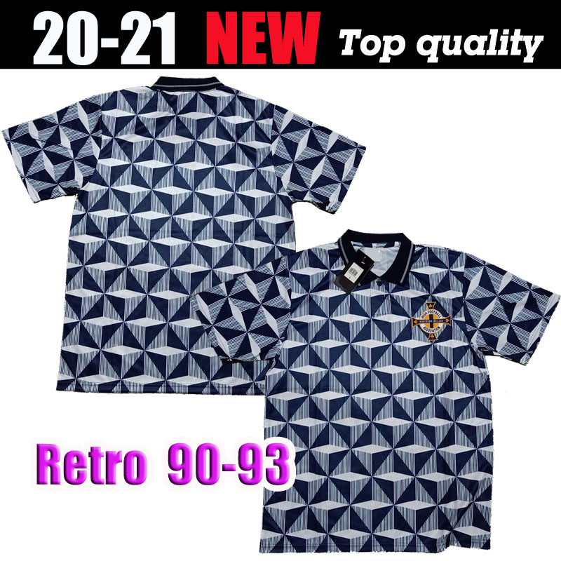 90/93 Retro version Northern Ireland national football team Soccer Jersey 1990/1993 Ireland away Short sleeve Football shirt uniform 
90/93 Retro version Northern Ireland national football team Soccer Jersey 1990/1993 Ireland away Short sleeve Football shirt uniform