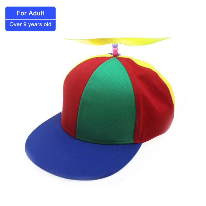 Interesting Funny Parent-Child Detachable Helicopter Hat Adult Children Colorful Patchwork Bamboo Dragonfly Cap Holiday Party, Yellowxblue
Interesting Funny Parent-Child Detachable Helicopter Hat Adult Children Colorful Patchwork Bamboo Dragonfly Cap Holiday Party, Yellowxblue
