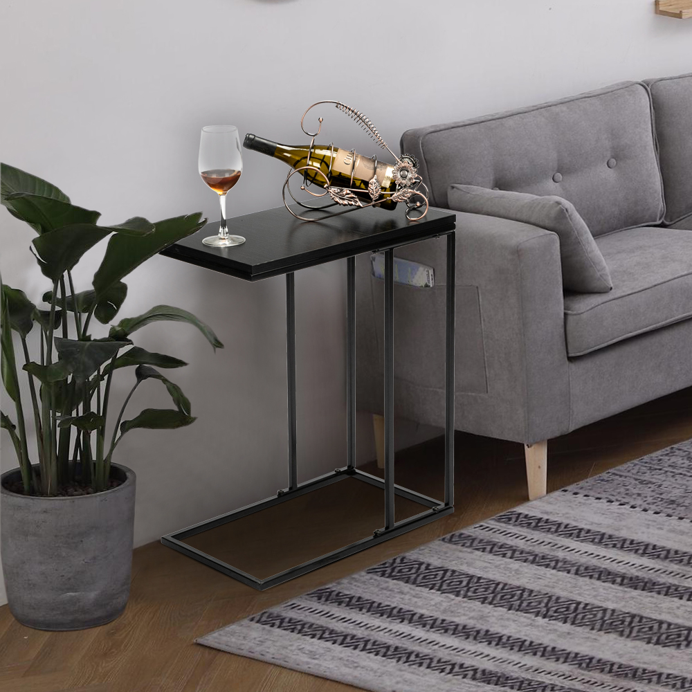 Modern Coffee Portable living room furniture Side Small Tea Tables Black MDF Countertops Grey Wrought Iron Base Single Layer Snack Table
Modern Coffee Portable living room furniture Side Small Tea Tables Black MDF Countertops Grey Wrought Iron Base Single Layer Snack Table