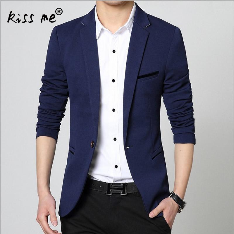Blue Blazer Slim Fit Male Men Leisure Blazer Masculino Trendy Solid Blazers Para Hombre For Man 2020 Terno Masculino1