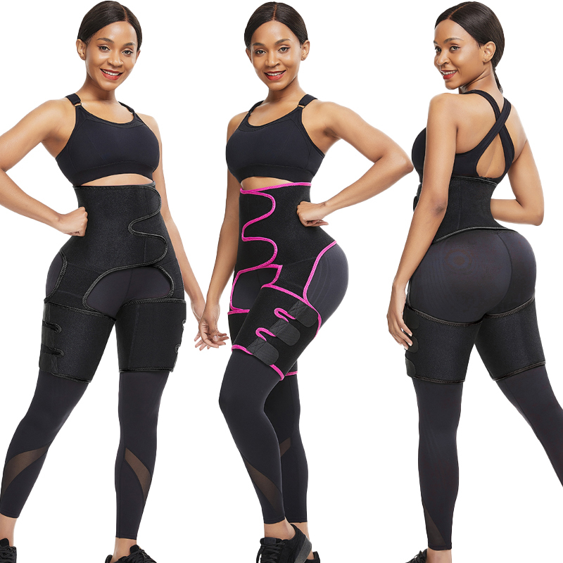 Neoprene Slim Thigh Trimmer Leg Shapers Slimming Belt Waist Trainer Sweat Shapewear Fat Burning Compress Belt CX200727