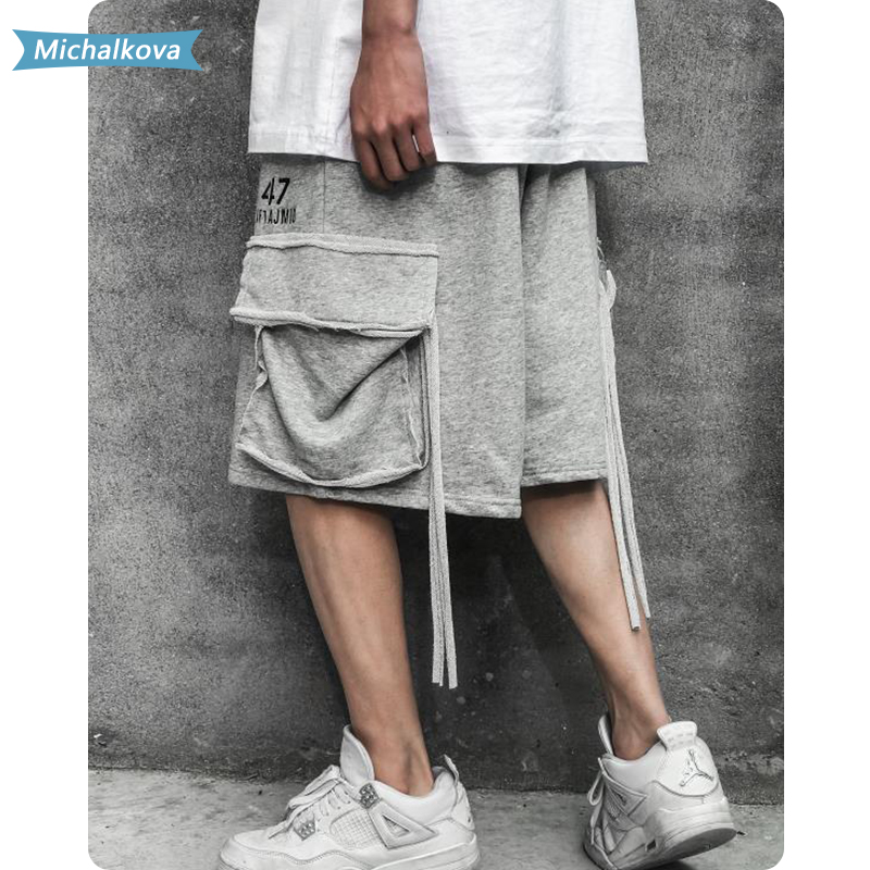 Summer Collection Elastic Waist Loose Men Shorts Cotton Letter Print Casual Men Shorts Harem Pants Hip hop pocket michalkova, Black
Summer Collection Elastic Waist Loose Men Shorts Cotton Letter Print Casual Men Shorts Harem Pants Hip hop pocket michalkova, Black
