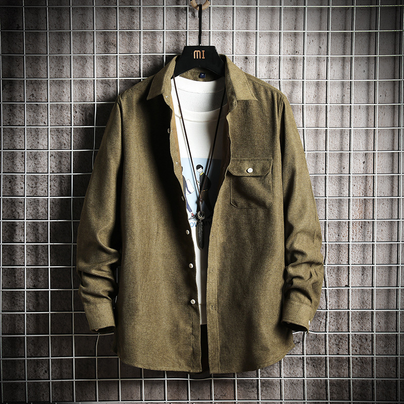 Korean Style Solid Plus Size Slim Fit Shirts Mens Fashion Plaid Shirt Long Sleeve Jacket Shirts 100%cotton Slim Streetwear Shirt
Korean Style Solid Plus Size Slim Fit Shirts Mens Fashion Plaid Shirt Long Sleeve Jacket Shirts 100%cotton Slim Streetwear Shirt