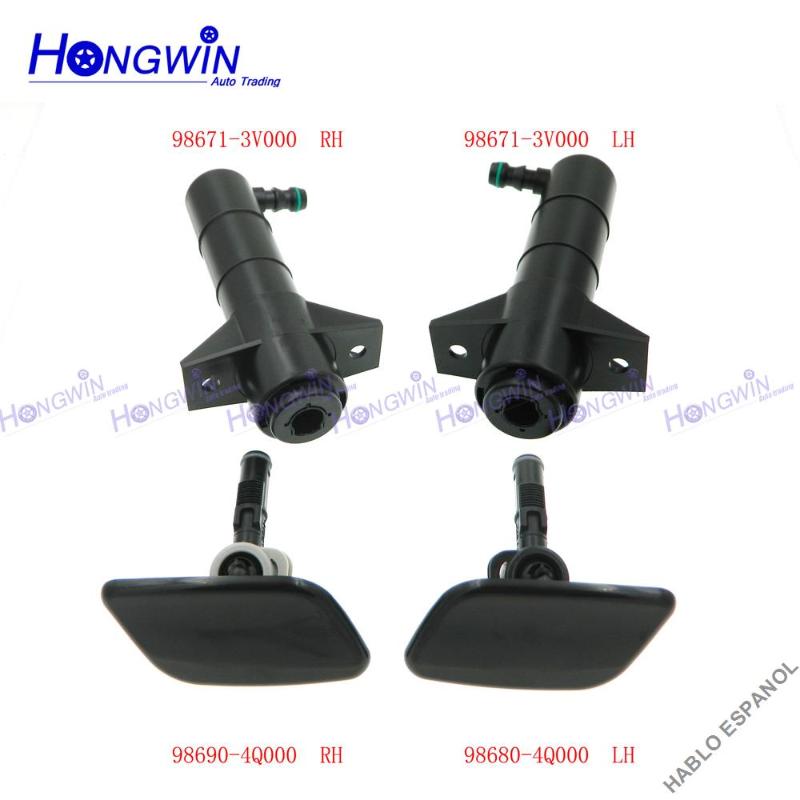 98671-3V000 98680-4Q000 Front Right&Left Headlamp Headlight Washer Spray Nozzle Cover Cap For HHyundai Sonata 8 Azera 2011-2014
98671-3V000 98680-4Q000 Front Right&Left Headlamp Headlight Washer Spray Nozzle Cover Cap For HHyundai Sonata 8 Azera 2011-2014