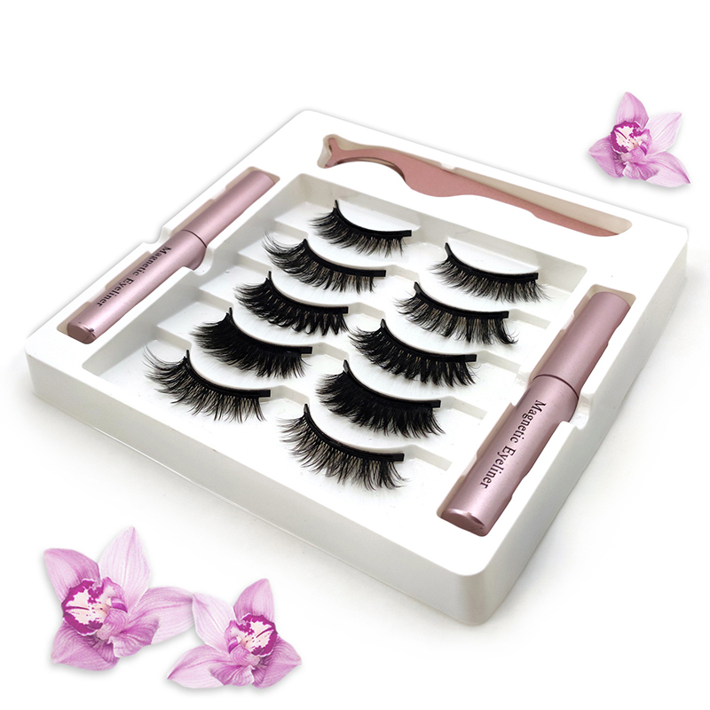 Hot 5 Pair Magnetic False Eyelashes&Tweezer&Magnetic Liquid Eyeliner Set No Glue Natural Waterproof Lasting Long Eyelash TSLM2
Hot 5 Pair Magnetic False Eyelashes&Tweezer&Magnetic Liquid Eyeliner Set No Glue Natural Waterproof Lasting Long Eyelash TSLM2