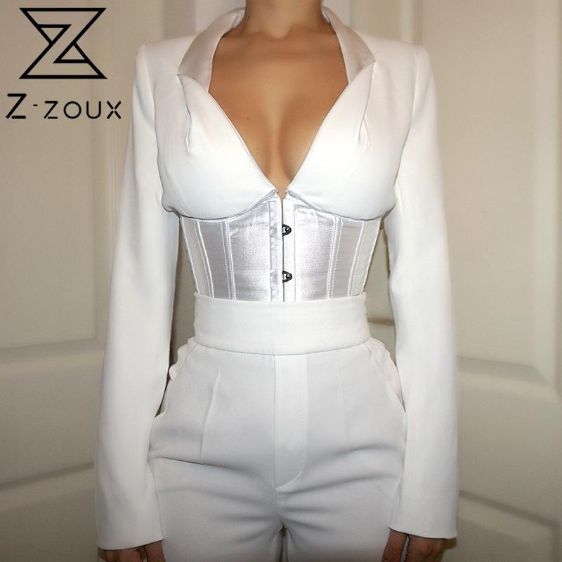 Z-ZOUX Women Blouse Long Sleeve Deep V Neck Women Shirts Patchwork White Blouse Slim Bamdage Fashion Ladies Tops Autumn 2020 New, Black
Z-ZOUX Women Blouse Long Sleeve Deep V Neck Women Shirts Patchwork White Blouse Slim Bamdage Fashion Ladies Tops Autumn 2020 New, Black