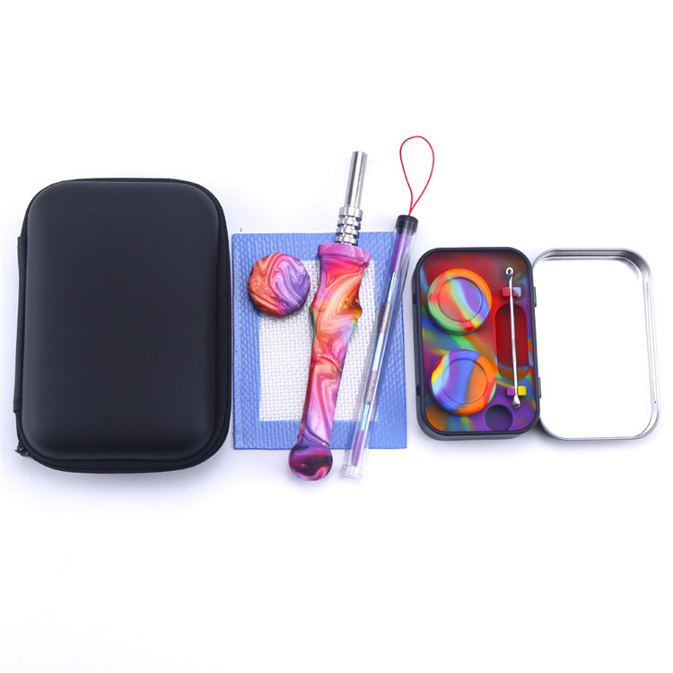 Hot sale titanium nail pipe water sticker gift box titanium nail smoking set silicone pipe smoking accessories
Hot sale titanium nail pipe water sticker gift box titanium nail smoking set silicone pipe smoking accessories