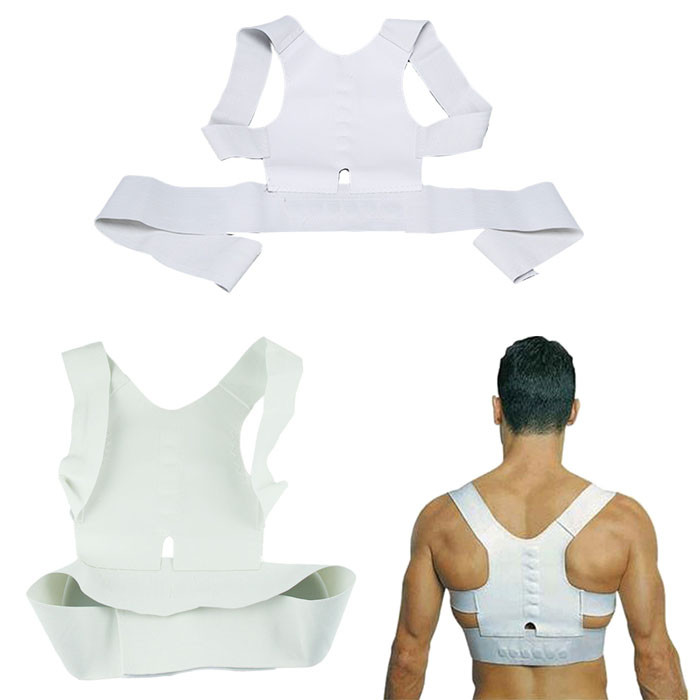 New Posture Corrector Men Women Magnetic Posture Support Corrector Back Belt Band Pain Feel Young Back Support Sports Safety, White
New Posture Corrector Men Women Magnetic Posture Support Corrector Back Belt Band Pain Feel Young Back Support Sports Safety, White