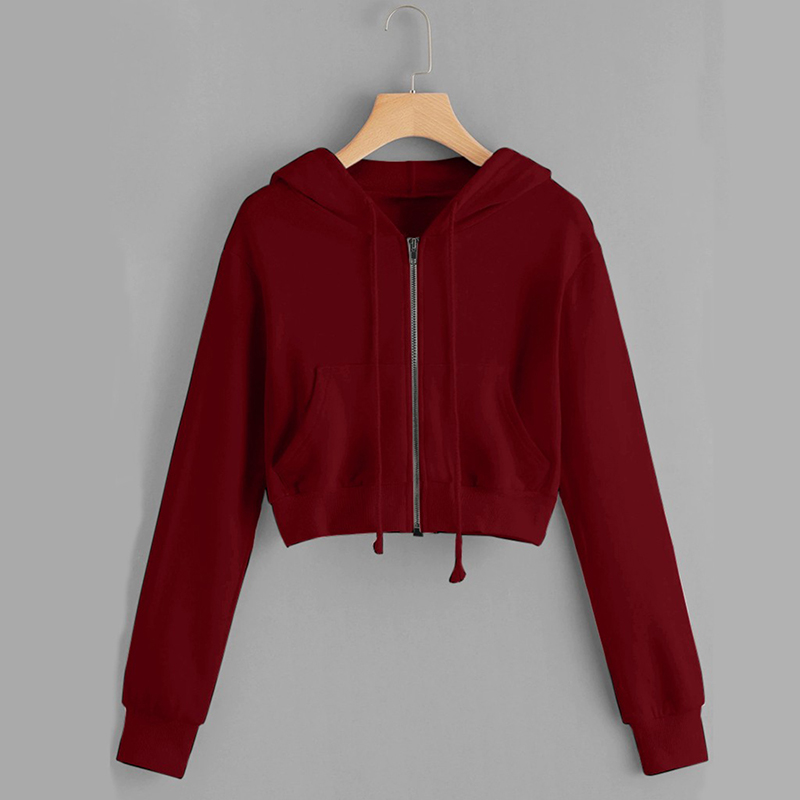 Fitshinling Zip-up autumn winter women hoodies pockets slim crop jacket female clothes drawstring white sexy hoody cotton coats
Fitshinling Zip-up autumn winter women hoodies pockets slim crop jacket female clothes drawstring white sexy hoody cotton coats