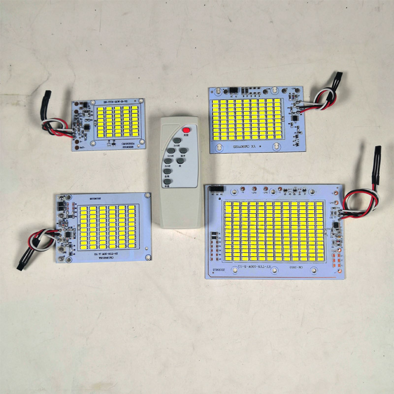

3.2-3.7V Solar Light Source Board 5054 Spotlights Assembly Accessories Connecting 5.5-7.5V Photovoltaic Panel 20W 30W 50W 100W Optional