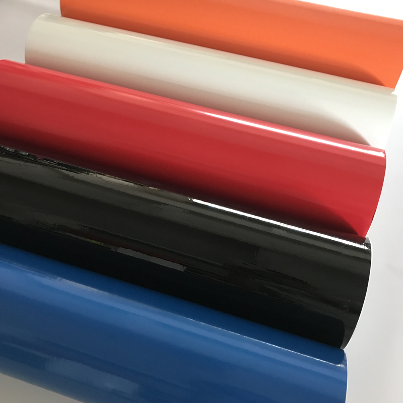 1.52x5/10/15/20/30M Glossy Black Vinyl Film Car Wraps With Air Bubble Free Shiny Red Vinyl Gloss White Wrapping Film