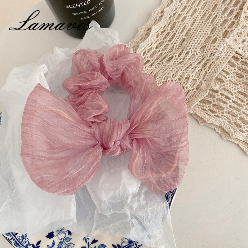 2020 Woman'S Elegant Hair Accessories Mesh Yarn Headband Fairy Bow Sweet Plaid Elastic Band Ponytail French Large Intestine Ring
2020 Woman'S Elegant Hair Accessories Mesh Yarn Headband Fairy Bow Sweet Plaid Elastic Band Ponytail French Large Intestine Ring