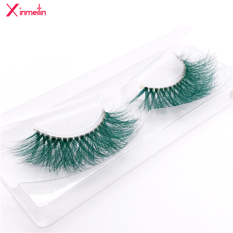 New 9D green mink color lashes wholesale natural long fluffy individual dramatic colorful false eyelashes Makeup Extension Tools
New 9D green mink color lashes wholesale natural long fluffy individual dramatic colorful false eyelashes Makeup Extension Tools