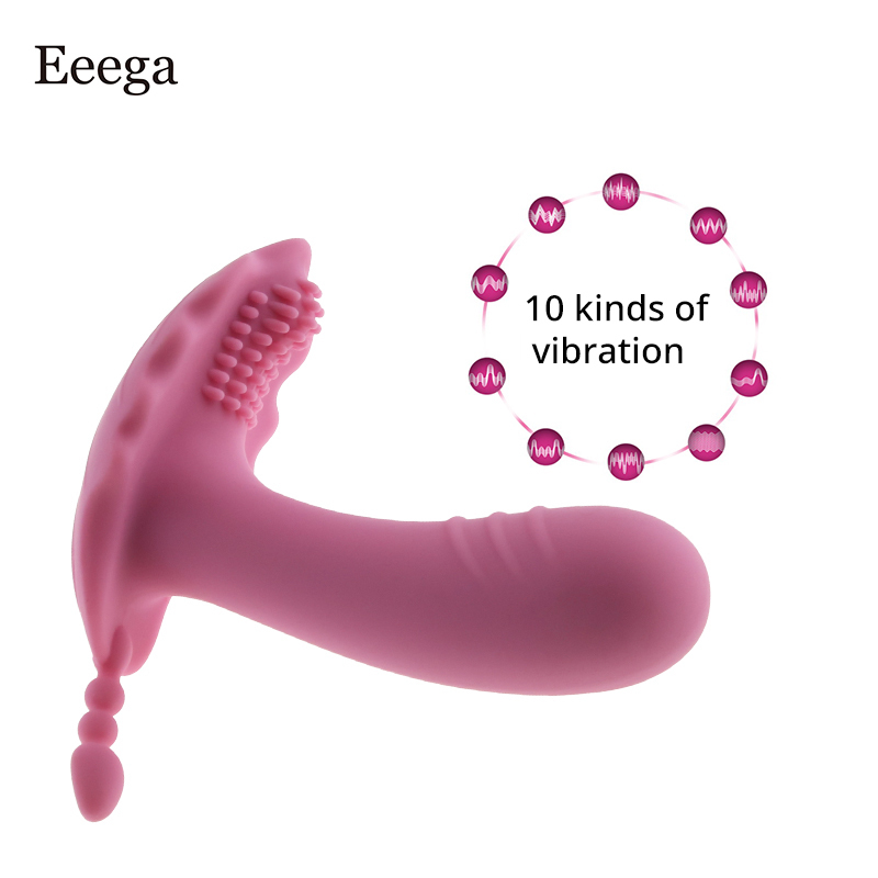 Wear Vibrator Sex Toy for Women Orgasm Masturbator G Spot Clit Stimulate Remote Control Panties Vibrators Adult Sex Toys Y200616 - view 5