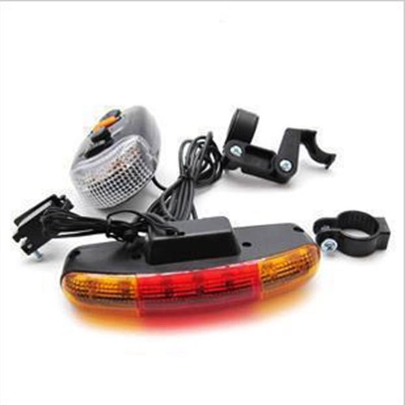 7 LED Bicycle Bike Turn Signal Directional Brake Light Lamp 8 sound Horn Fixed mount Set Bicycle Light Safety in Darkness
7 LED Bicycle Bike Turn Signal Directional Brake Light Lamp 8 sound Horn Fixed mount Set Bicycle Light Safety in Darkness