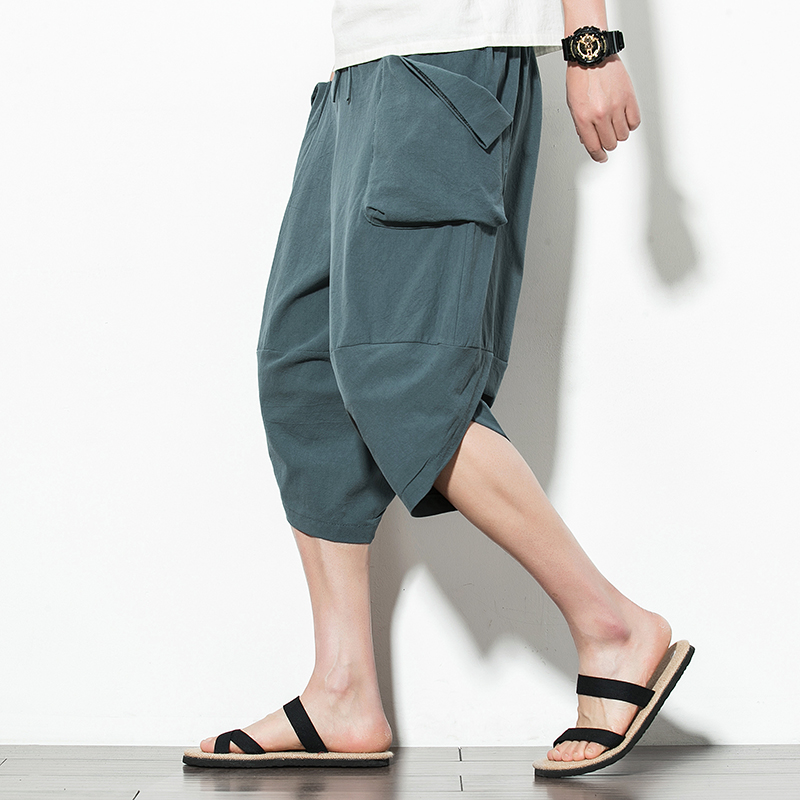 Streetwear Men Summer Wide Leg Pants Man Casual Calf-length Pants 2020 Cotton Solid Color Pockets Male Baggy Harem 5XL, Wine red
Streetwear Men Summer Wide Leg Pants Man Casual Calf-length Pants 2020 Cotton Solid Color Pockets Male Baggy Harem 5XL, Wine red