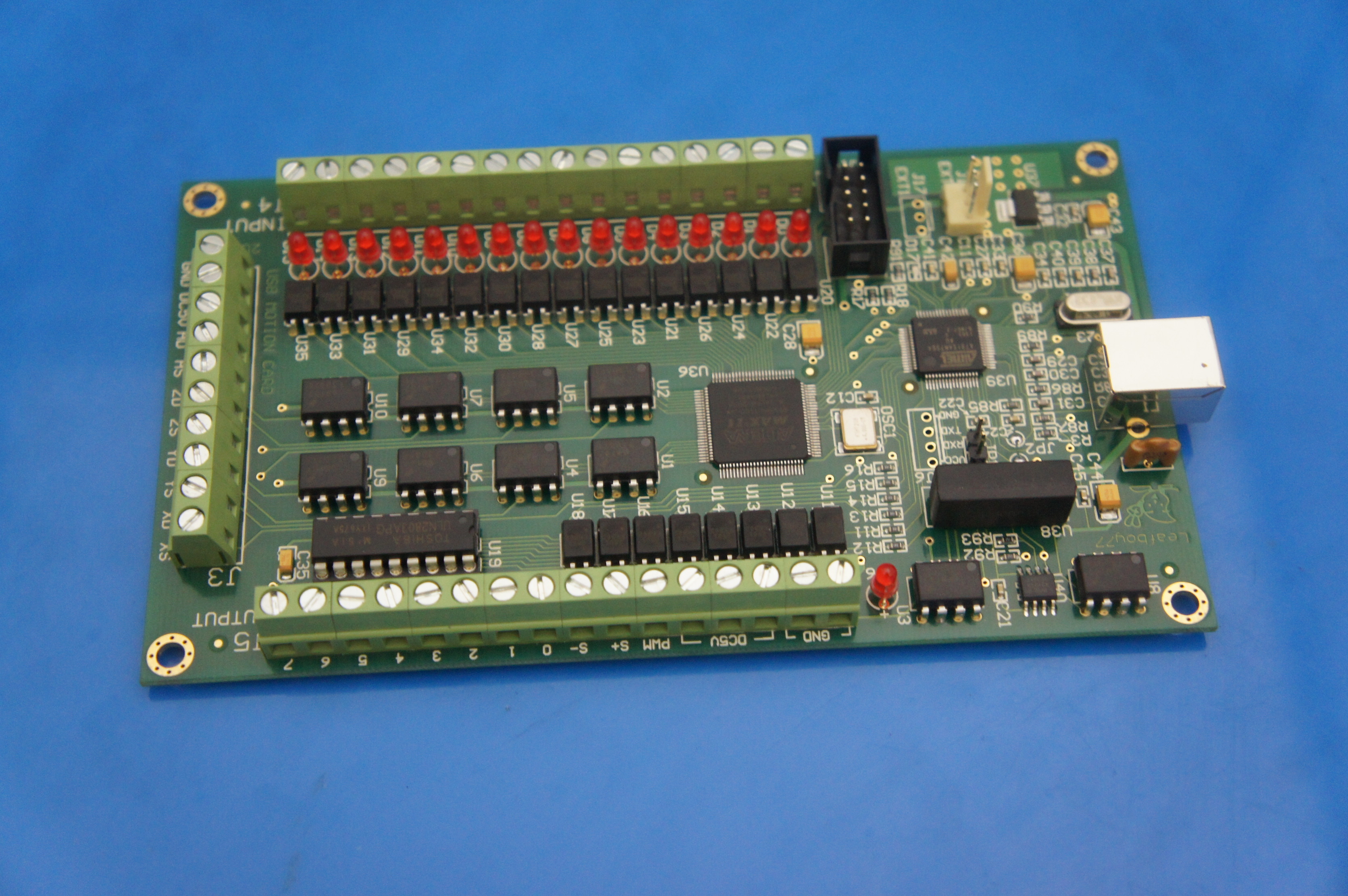 AKZ250 4 axis CNC Motion Controller USB Card Mach3 200KHz Breakout Board Interface