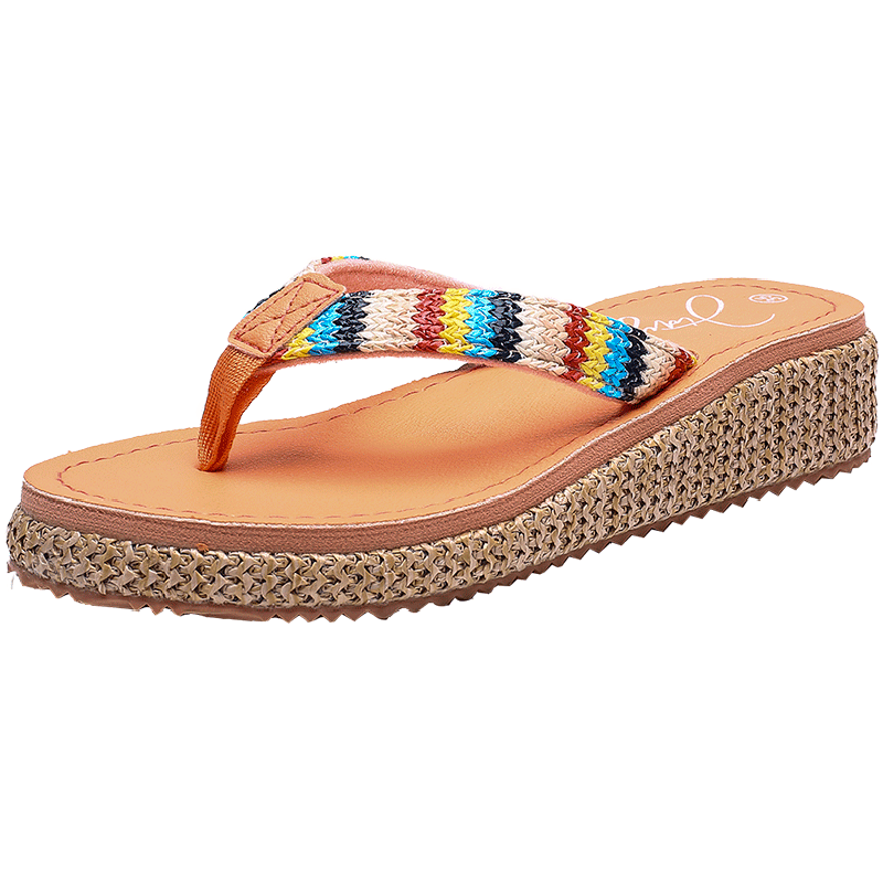 2020 Summer Women Home Slippers Fashion Female Bohemia Sandals Flip Flops Beach Sandals Ladies Wedge Platform Thongs Slippers, Black
2020 Summer Women Home Slippers Fashion Female Bohemia Sandals Flip Flops Beach Sandals Ladies Wedge Platform Thongs Slippers, Black