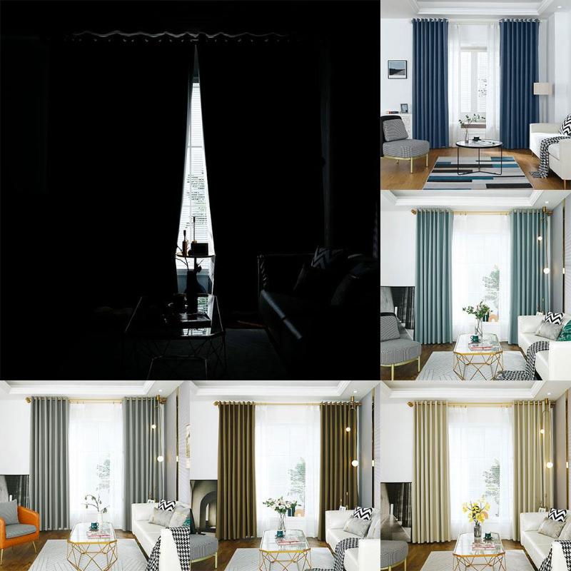134cmx240cm Solid Color Grommet Top Window Blocking Light Curtain Living Room Bedroom Drape Home Window Decoration, Beige
134cmx240cm Solid Color Grommet Top Window Blocking Light Curtain Living Room Bedroom Drape Home Window Decoration, Beige