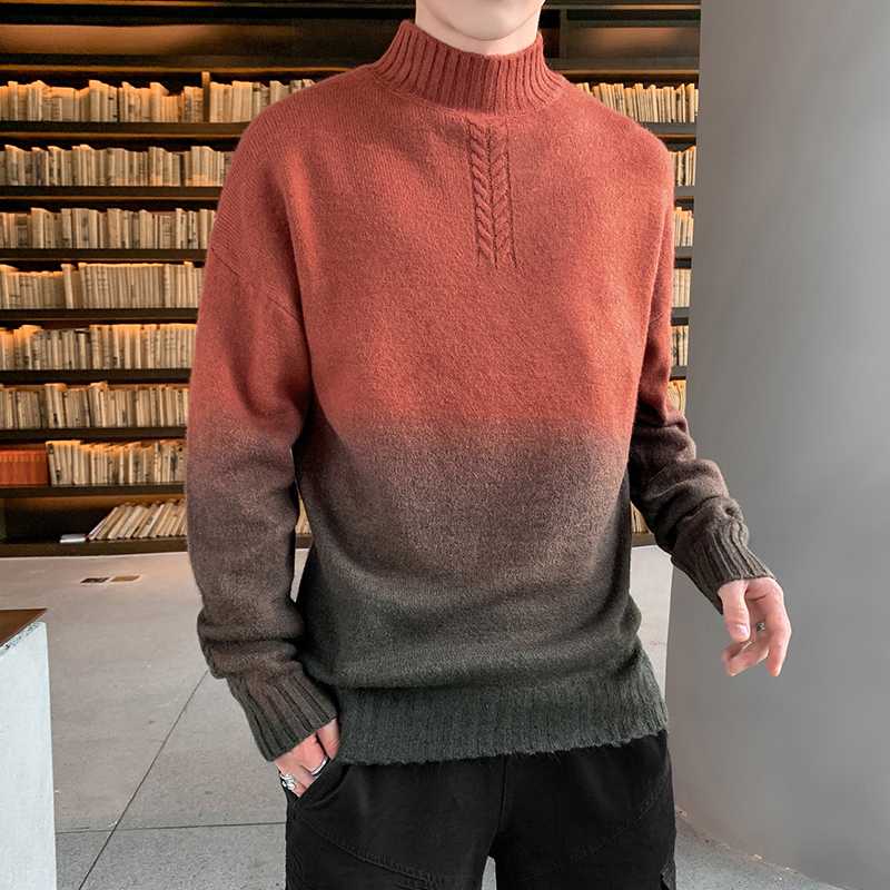 2020 Men Turtleneck Pullovers Mens Patchwork Turtle Neck Sweaters Male Jumper Casual Warm High Quality Knit Sweter -3XL, Pink
2020 Men Turtleneck Pullovers Mens Patchwork Turtle Neck Sweaters Male Jumper Casual Warm High Quality Knit Sweter -3XL, Pink
