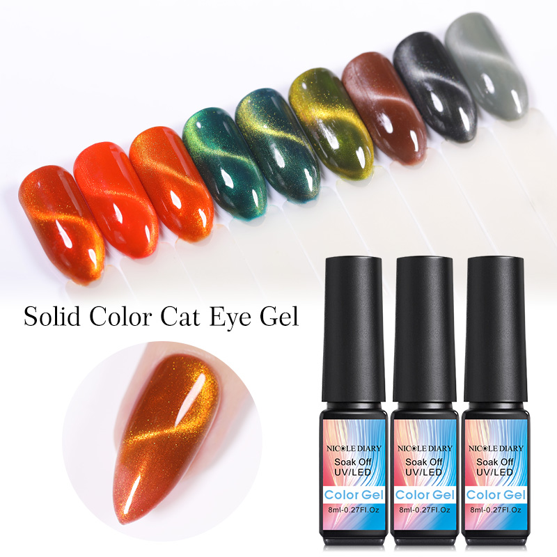 NICOLE DIARY 8ml Holo Magnetic Gel Polish Cat Eye UV Gel varnish Magnet Nail LED Sparkling Varnishes Decoration, Magnet 1
NICOLE DIARY 8ml Holo Magnetic Gel Polish Cat Eye UV Gel varnish Magnet Nail LED Sparkling Varnishes Decoration, Magnet 1