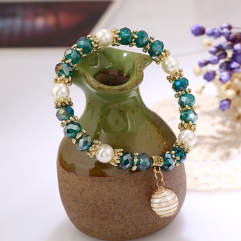 DHL epacket Korean version of the new ladies bracelet fashion exquisite pearl bracelet jewelry DJFB525 Charm Bracelets jewelry