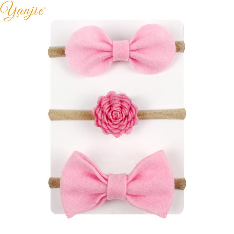 1Set New Arrival 2020 Non-woven Felt Kids Girl Hair Bow Flower Elastic Nylon Headband DIY Hair bands Vintage Accessories 
1Set New Arrival 2020 Non-woven Felt Kids Girl Hair Bow Flower Elastic Nylon Headband DIY Hair bands Vintage Accessories